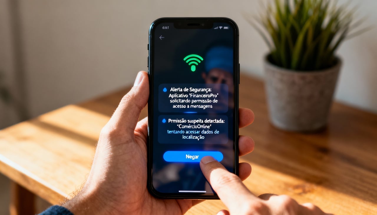 A tecnologia NFC possibilita comunicação entre dispositivos próximos, facilitando pagamentos e autenticação sem contato físico