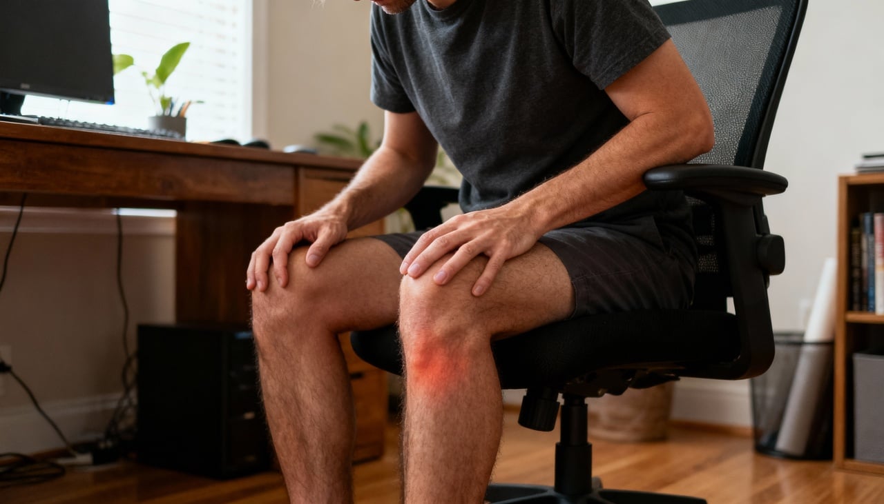 Ficar sentado sem interrupção dificulta o retorno venoso das pernas e pode provocar compressão dos nervos periféricos