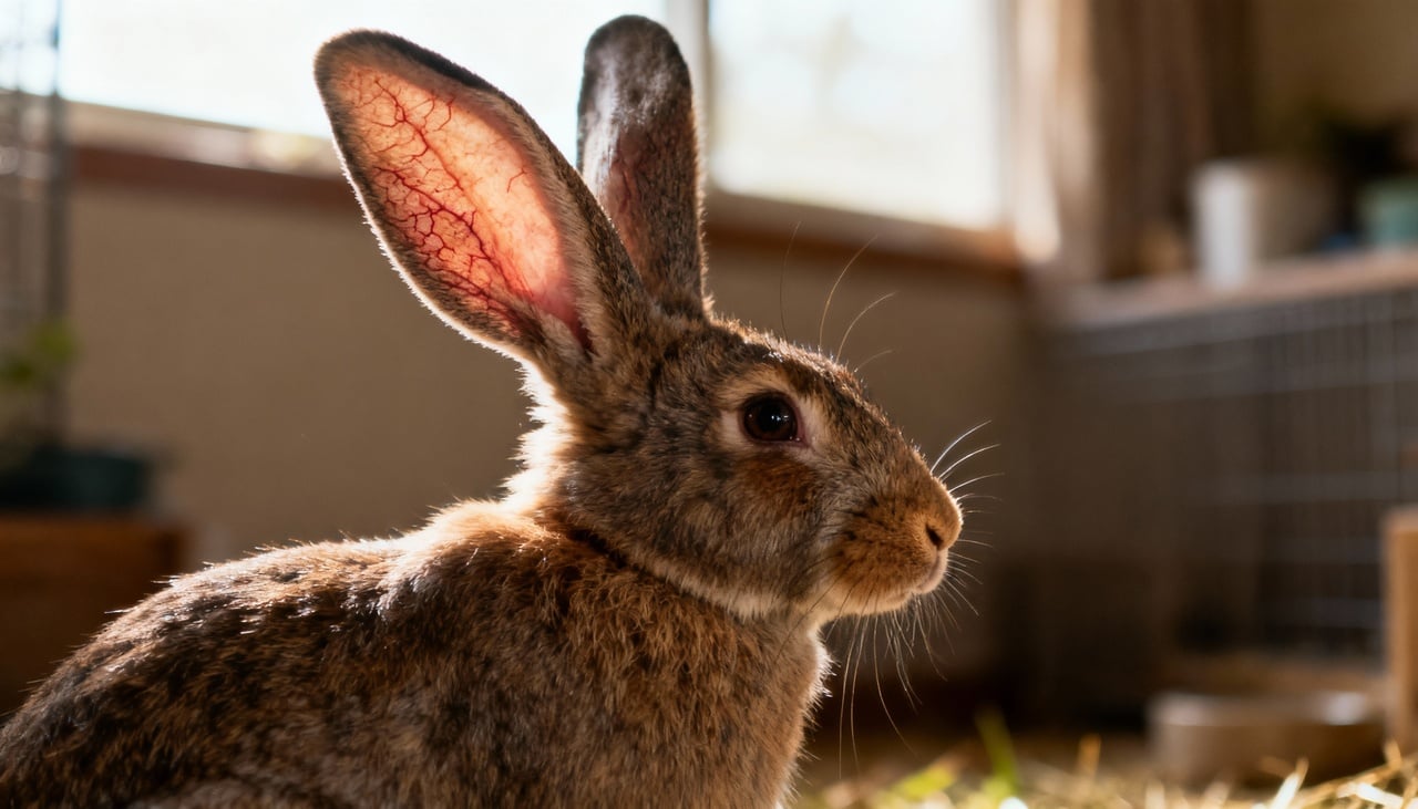 A sensibilidade das orelhas se destaca devido à complexidade anatômica encontrada em coelhos e porquinhos-da-índia