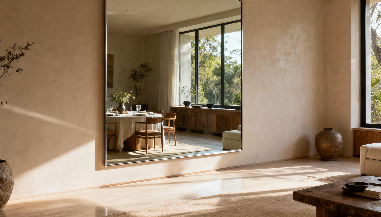 O tipo de espelho e sua posição fazem diferença