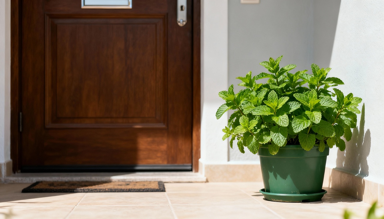 O posicionamento adequado da planta de menta dentro de casa é essencial para amplificar seus benefícios
