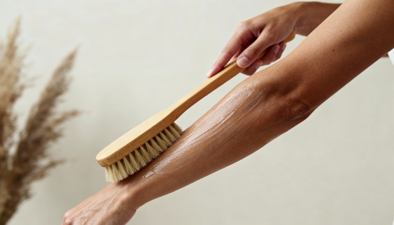 O estímulo físico das cerdas durante a escovação a seco favorece a circulação sanguínea superficial