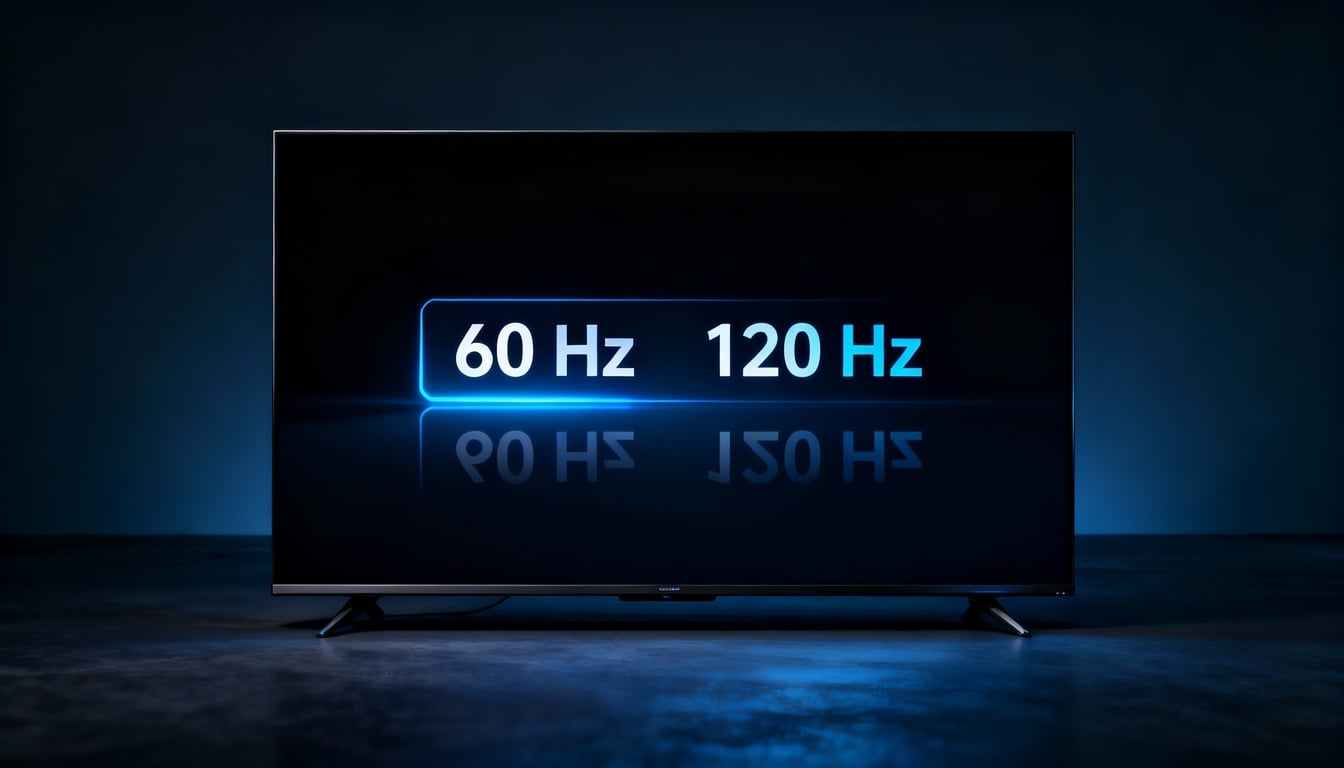 A taxa de atualização mostra quantas vezes por segundo a tela da televisão renova a imagem