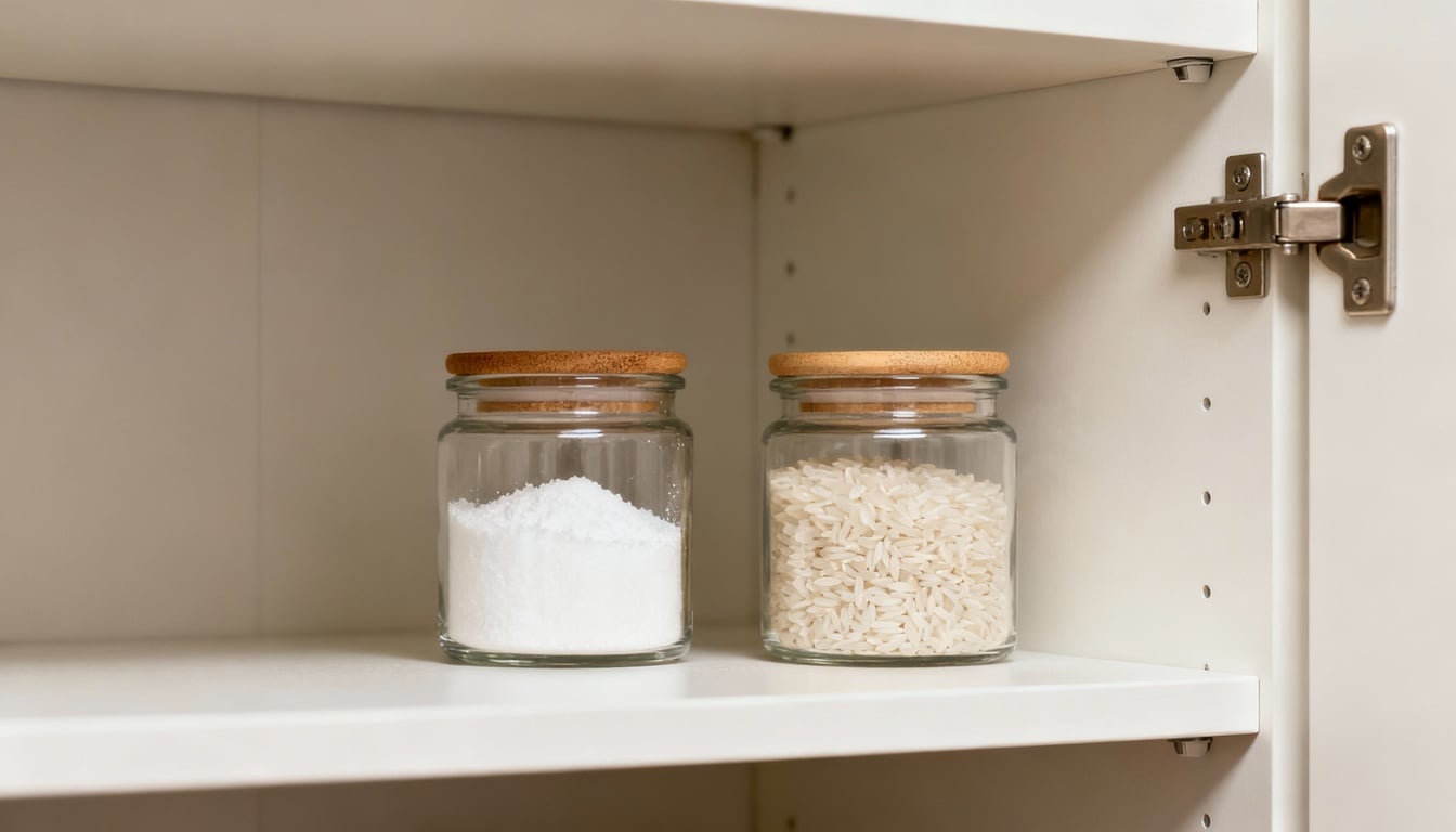 O interior de armários com pouca circulação de ar propicia o aumento da umidade