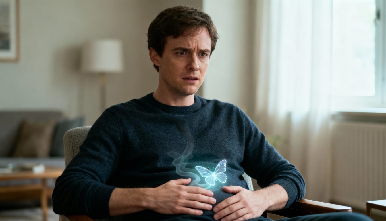 O que significa as "borboletas no estômago" que sentimos quando estamos nervosos