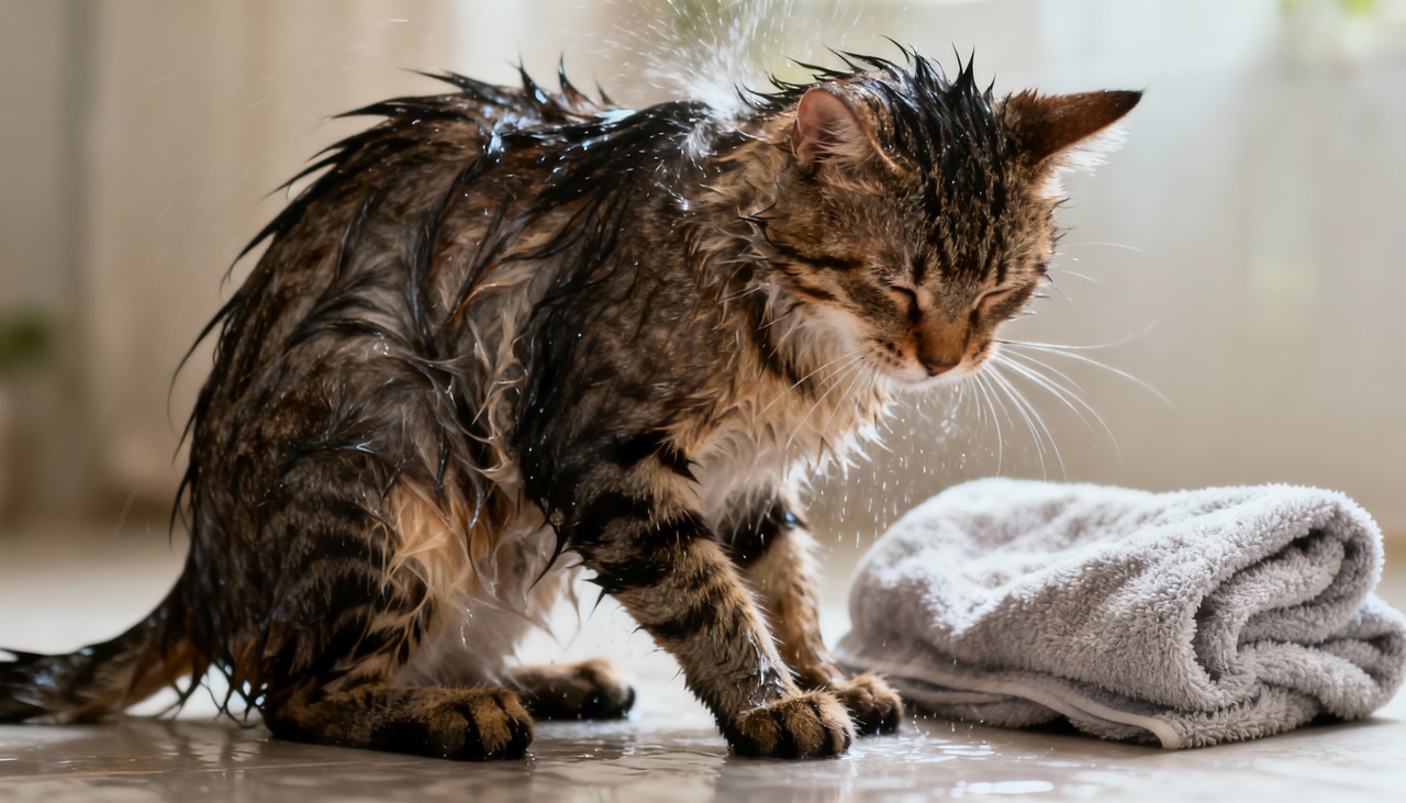 A aversão dos gatos à água tem raízes profundas em sua evolução