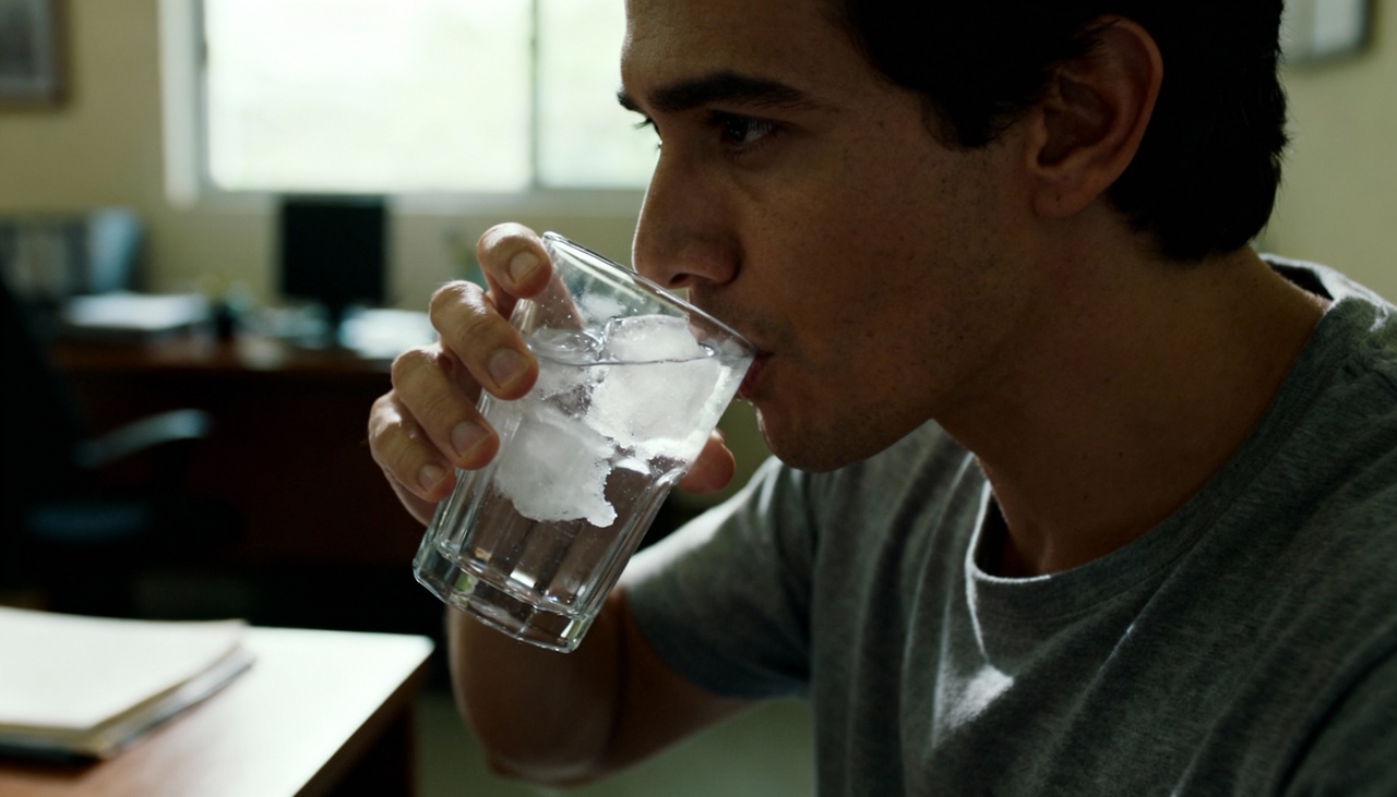 Quando a água fria é ingerida, o corpo precisa trabalhar para equilibrar a temperatura interna,