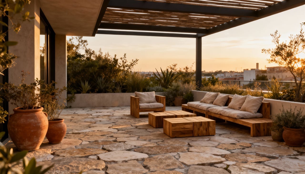 A decoração de terraços e jardins neste ano mantém o compromisso com a sustentabilidade e a busca por inspiração inovadora