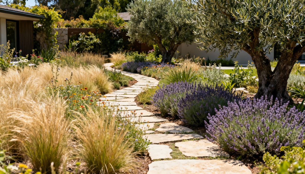 As principais tendências em jardins para 2025 destacam três pilares centrais: exuberância natural, uso inteligente dos recursos e funcionalidade