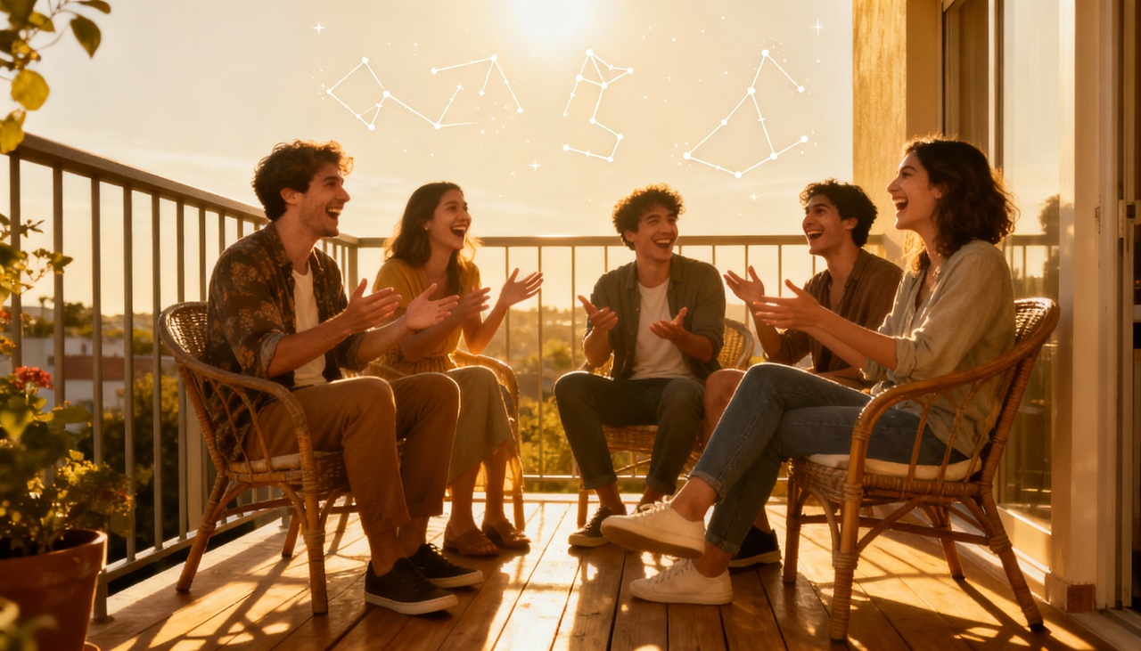 O bom humor surge muitas vezes de maneira inesperada, principalmente na companhia de quem tem habilidade para perceber graça em detalhes do cotidiano