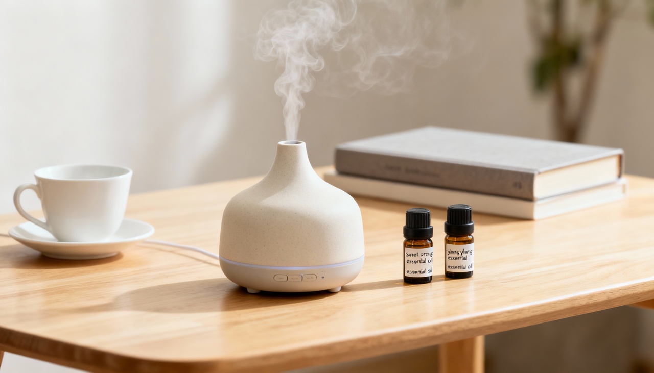 Certos óleos essenciais são conhecidos por influenciarem positivamente o humor nas primeiras horas do dia