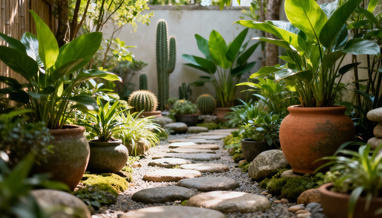 De acordo com os princípios do Feng Shui, cada elemento presente no jardim é capaz de interferir no fluxo energético do espaço