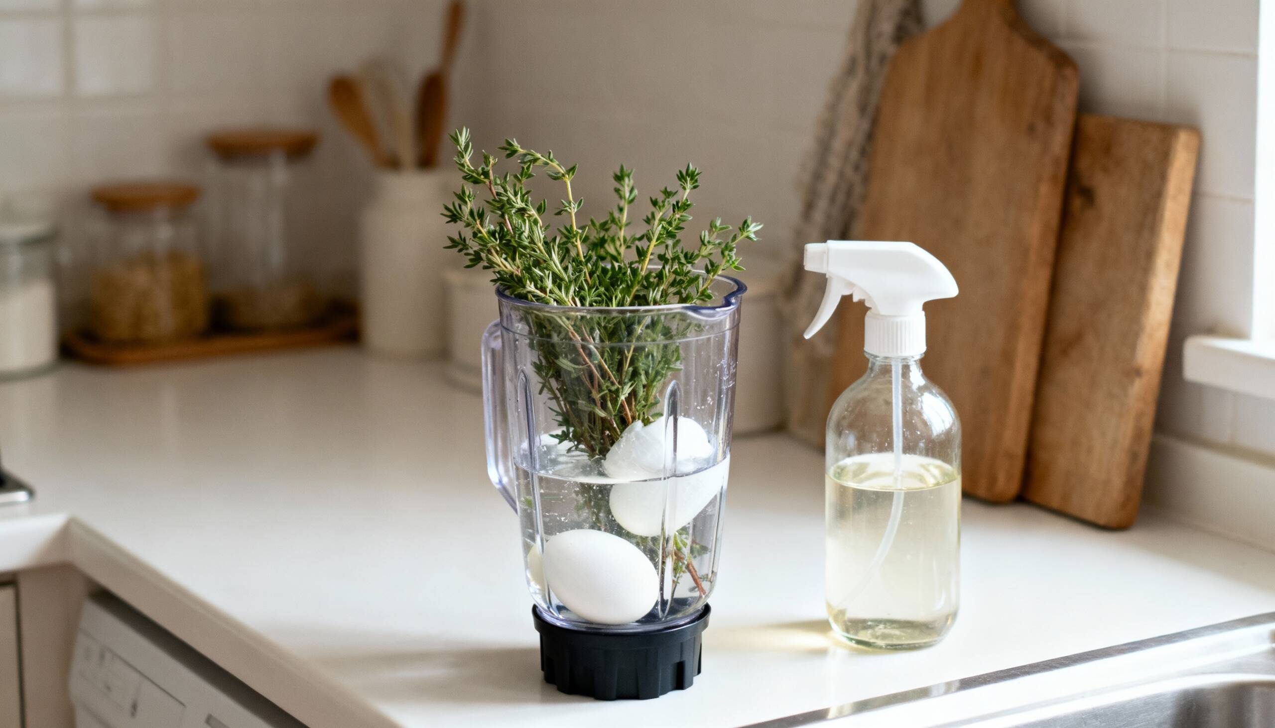 O limpador à base de alecrim e vinagre destaca-se pela versatilidade e pode ser usado tanto na desinfecção quanto no controle de odores