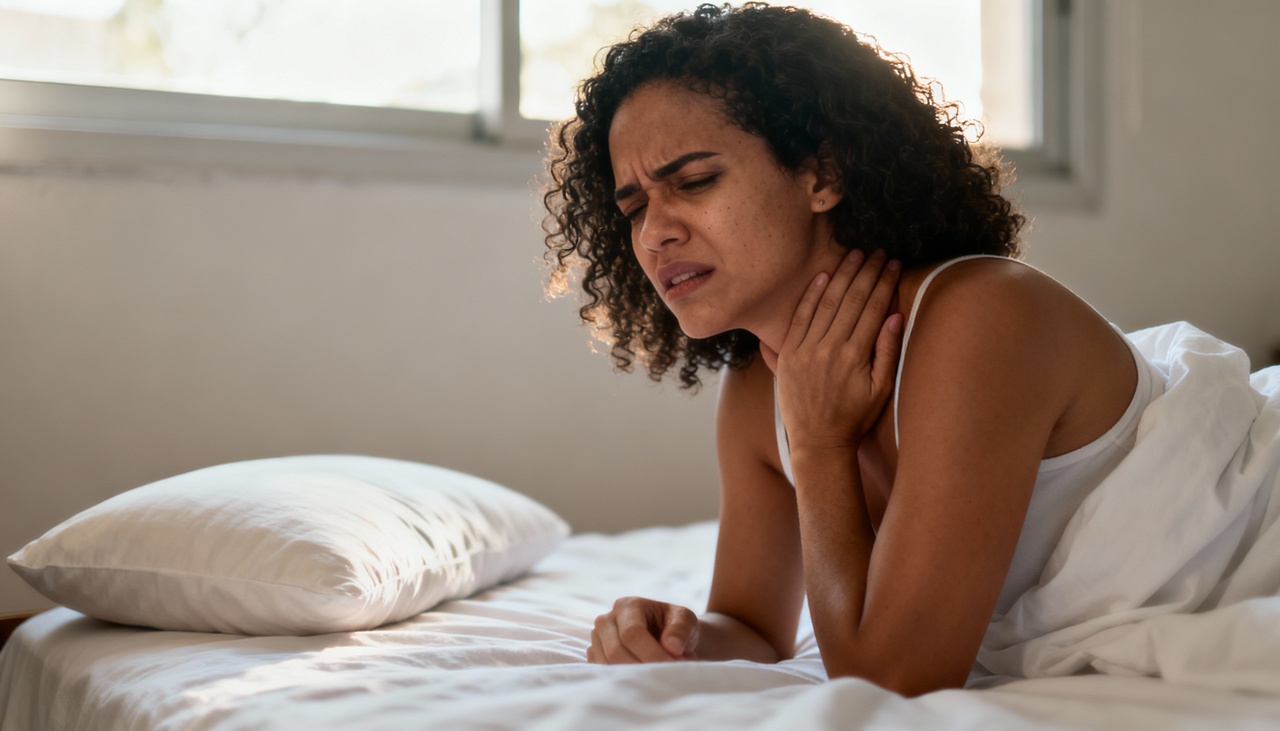 Acordou com o pescoço duro que nem tábua? Tente fazer isso