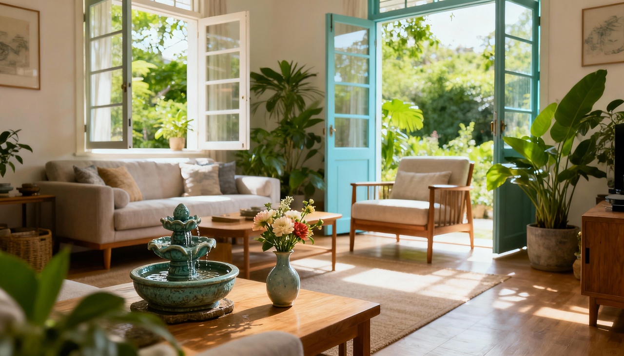 Ambientes desorganizados tendem a bloquear a circulação do Chi, afetando negativamente o relaxamento e a vitalidade dos habitantes