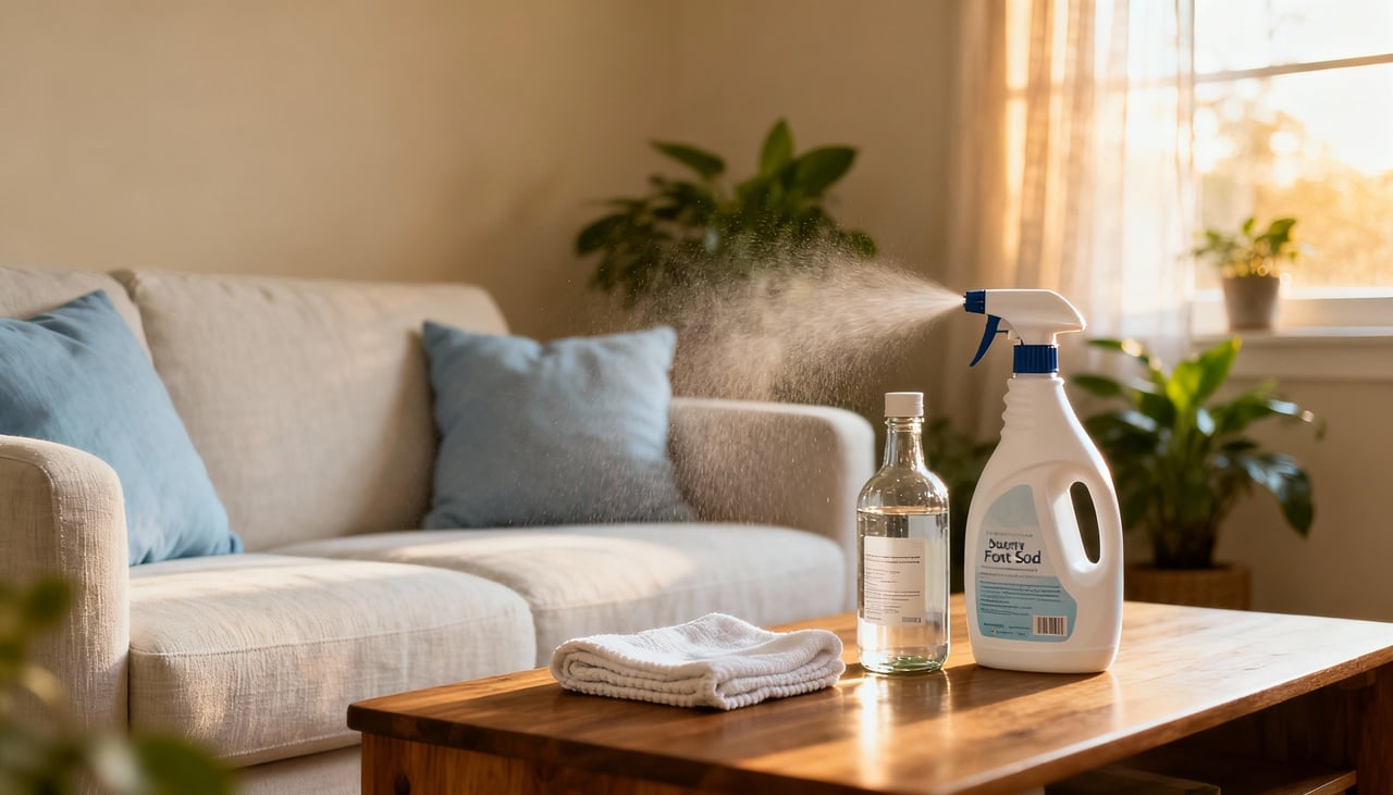 O chamado spray de três ingredientes tem ganhado espaço justamente pela praticidade e eficiência no cuidado com o estofado