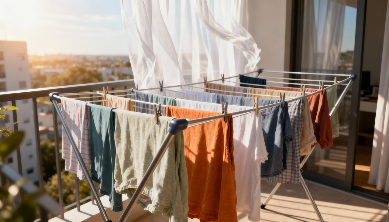 O processo de secagem no varal é diretamente influenciado por fatores como pré-remover o excesso de água das roupas