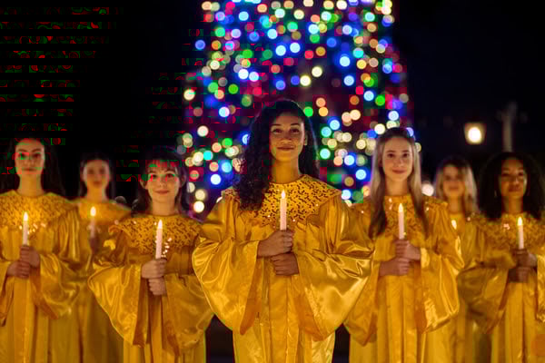 Candlelight Processional ocorre no America Gardens Theate