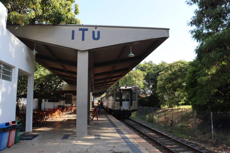 Estação de Itu, de onde parte o Trem da República