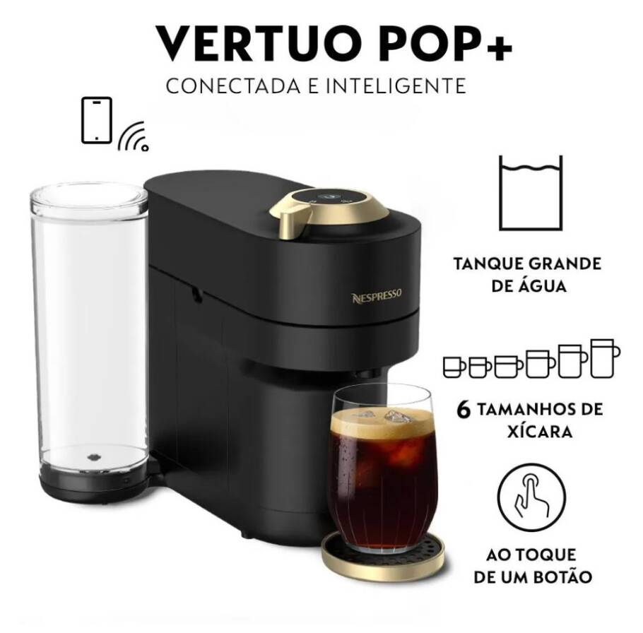 A Nespresso Vertuo Pop+ sai por R$343,20 (57% OFF) na promoção