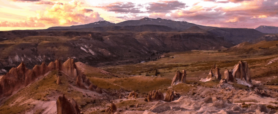 O norte da província da patagônia argentina de Neuquén revela um lado pouco explorado pelo turismo tradicional