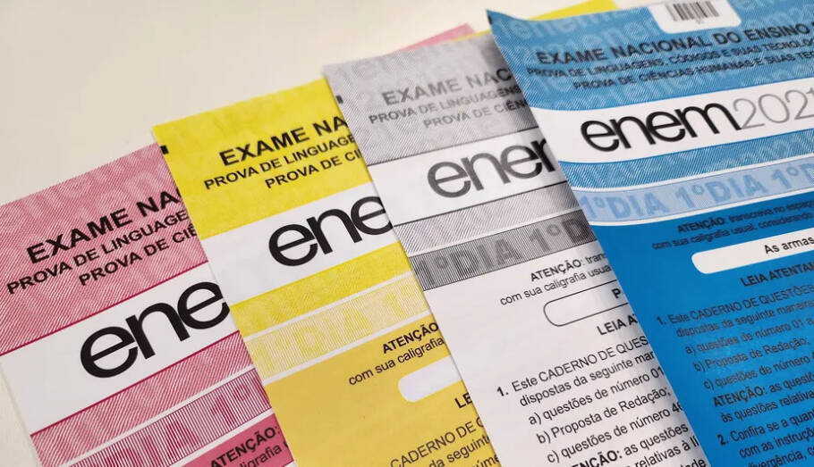 No segundo dia de prova do Enem será cobrado conteúdos de ciências da natureza –física, química e biologia– e matemática