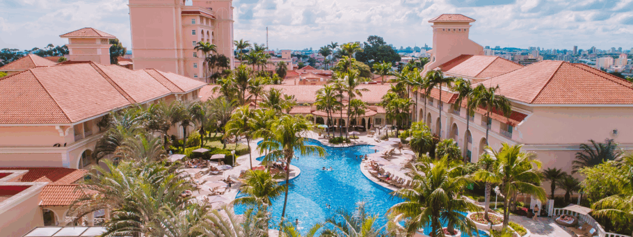 O Royal Palm Plaza Resort, em Campinas (SP), é um dos hotéis da promoção da Hoteis.com