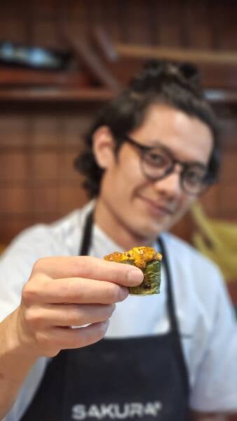 Hiro, sushiman do Samurai, entrega ótimas criações no balcão