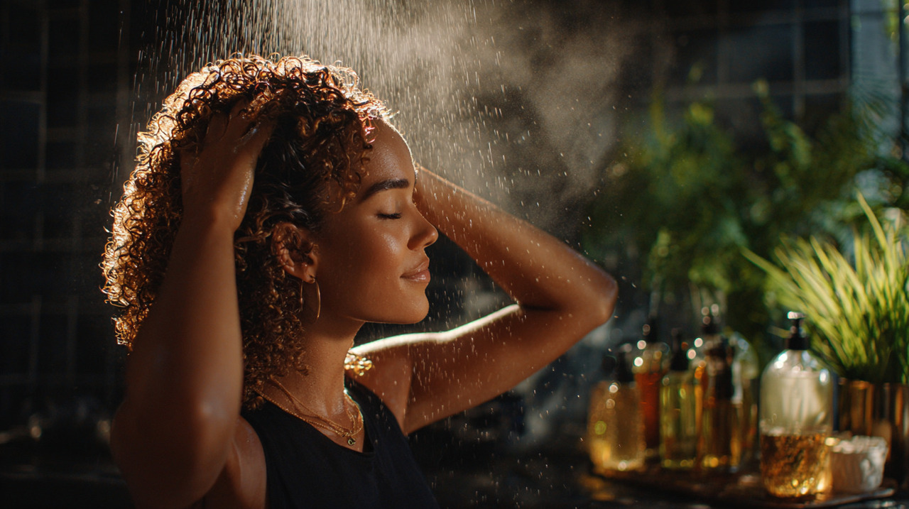 O co-wash traz excelentes benefícios para cabelos secos e cacheados justamente por realizar uma limpeza suave