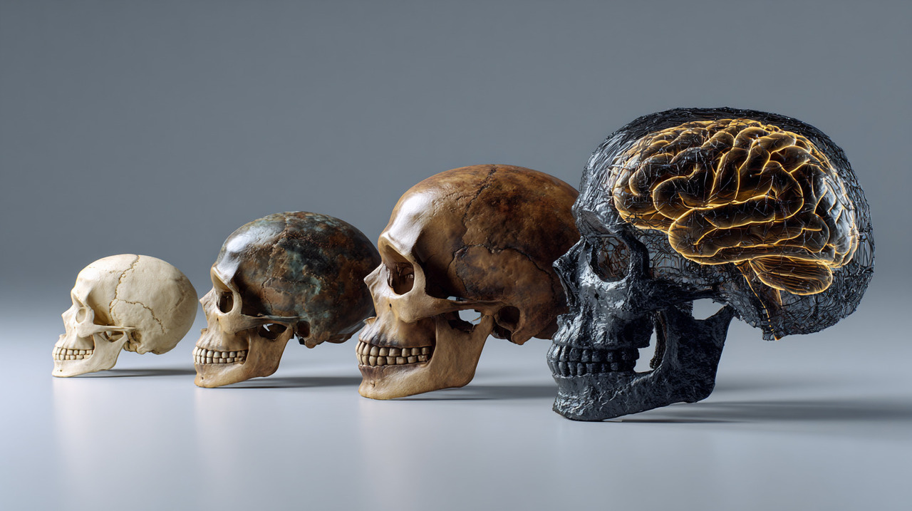 As mudanças rápidas no formato do crânio e na capacidade cerebral não ocorreram por acaso