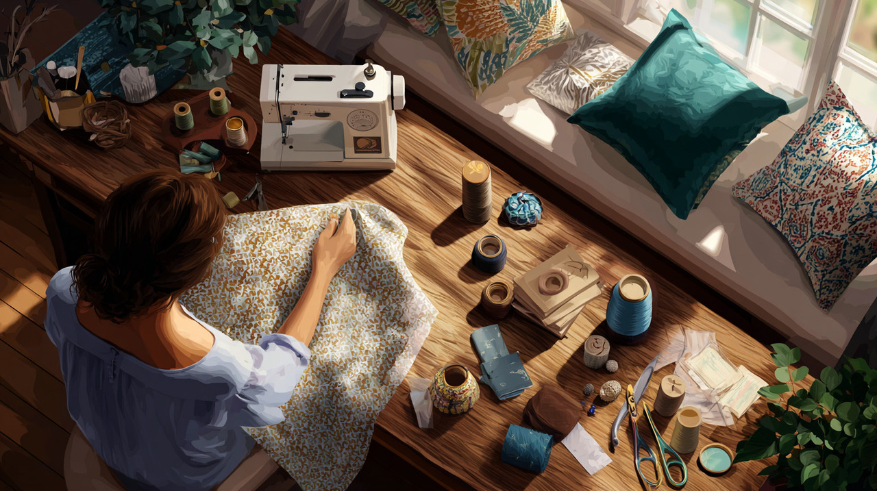 A seleção do tecido ideal tem impacto direto no conforto e na aparência da almofada