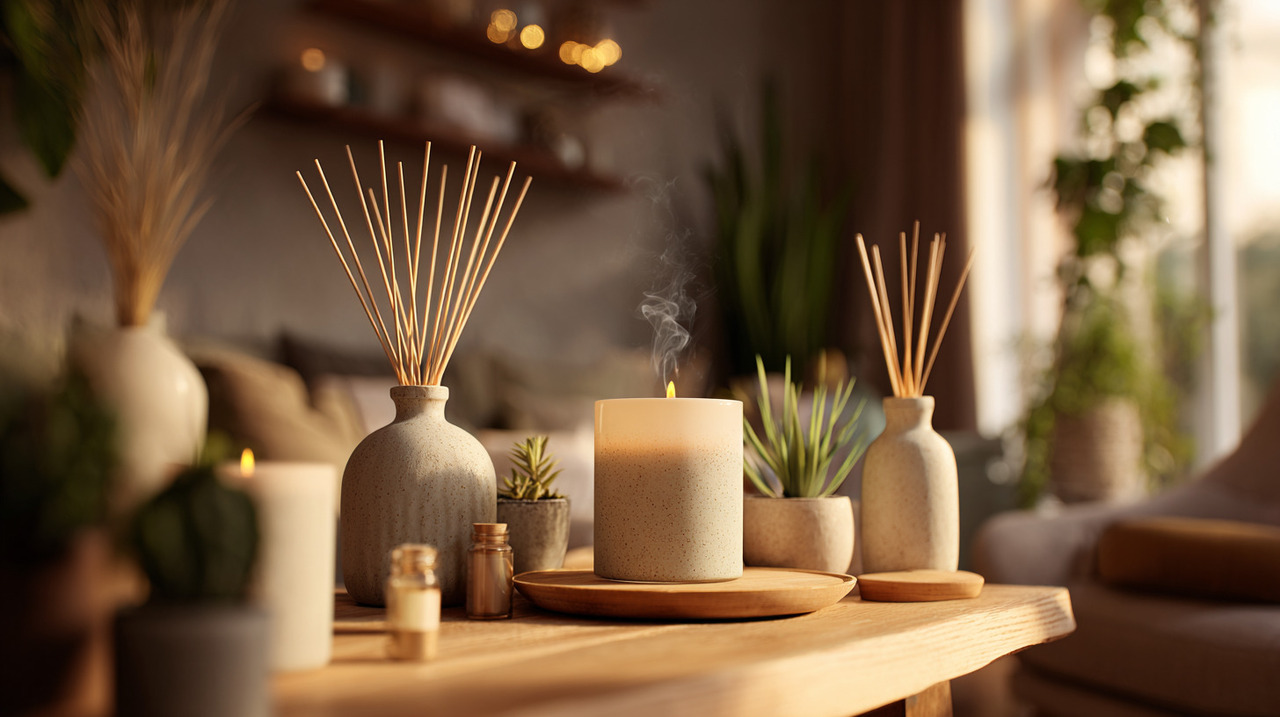 Deixei minha casa com aromas naturais, cada canto com um toque de conforto,  estilo e harmonia