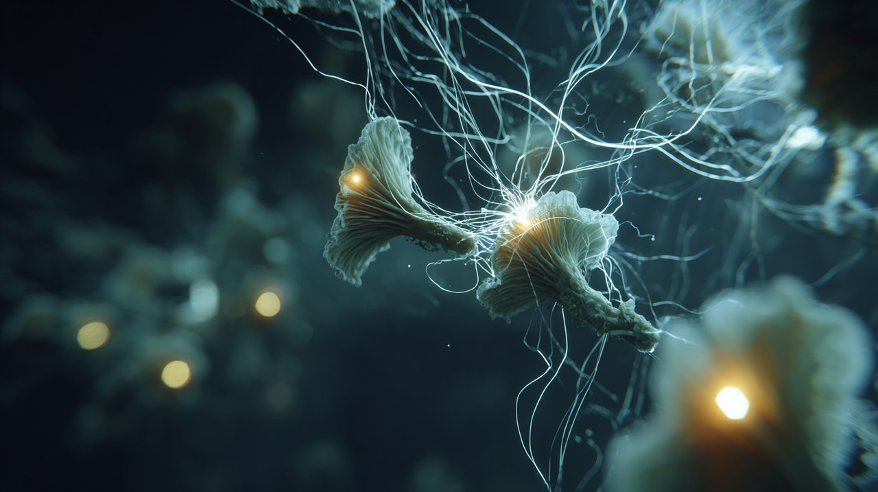 O segredo está na rede de hifas, os filamentos que compõem o corpo dos fungos