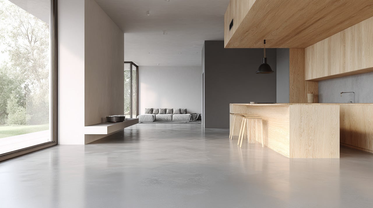 O microcimento é um revestimento cimentício de alta performance aplicado diretamente sobre superfícies como cerâmica, madeira ou concreto