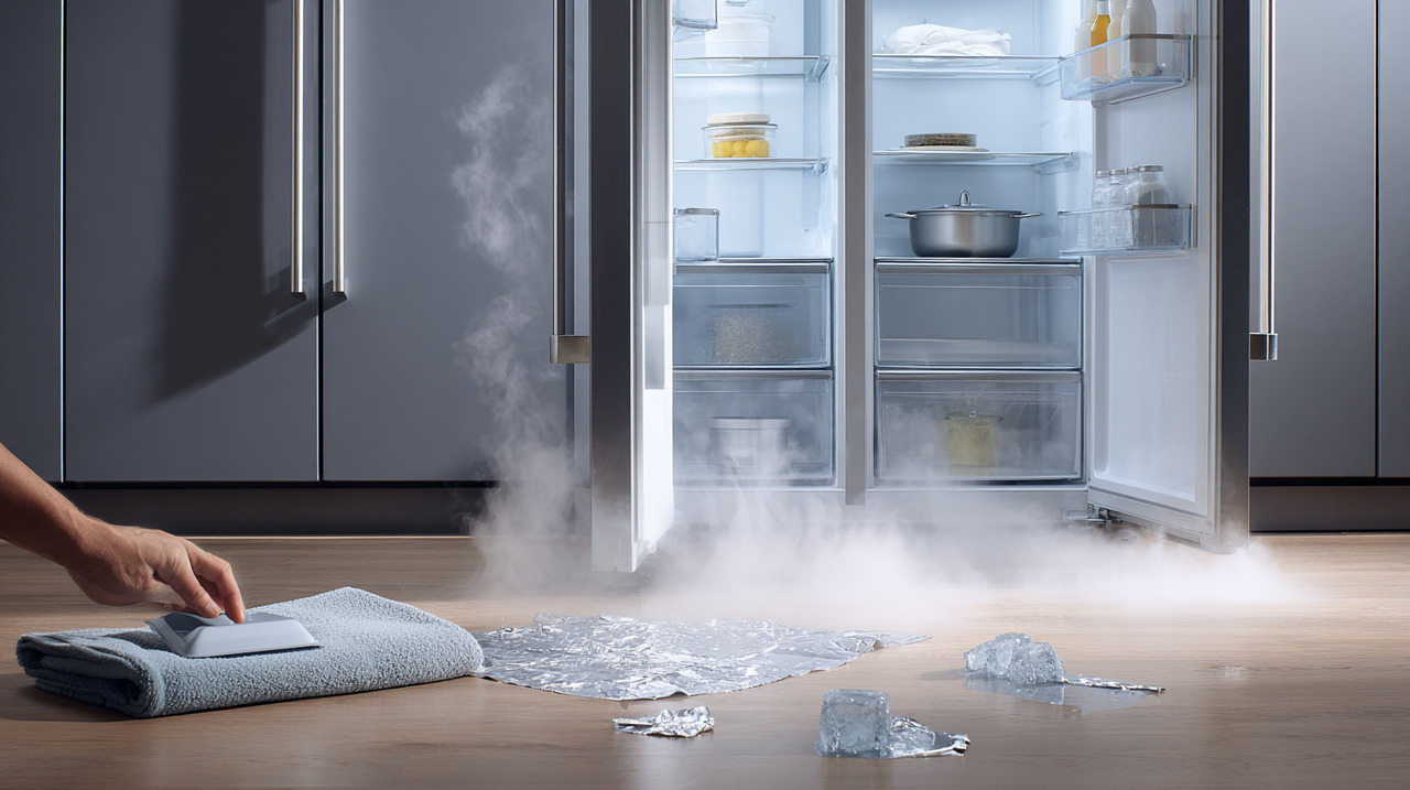 A formação de camadas de gelo nas paredes internas dificulta a manutenção da temperatura ideal