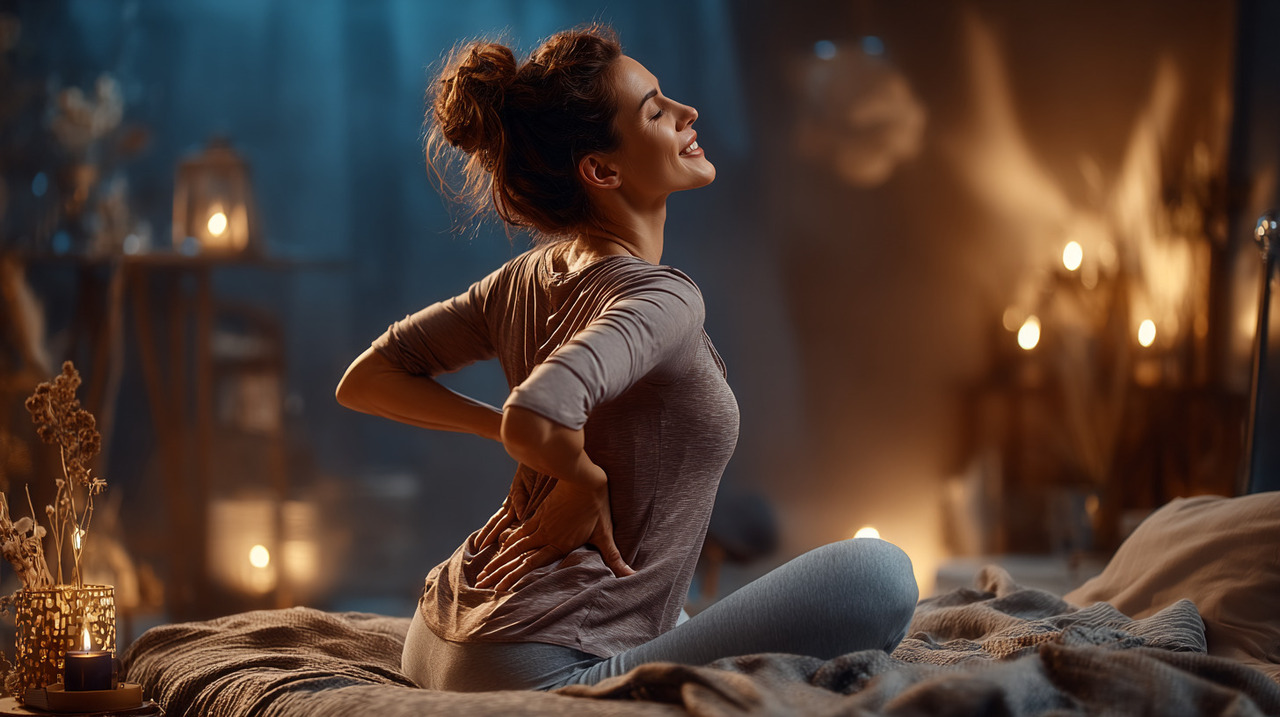 Movimentar suavemente a coluna pouco antes de dormir potencializa o relaxamento muscular