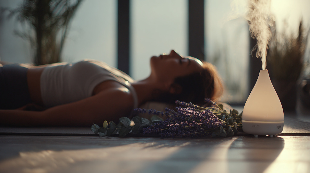 A introdução dos aromas ideais para relaxar após treino intenso pode resultar em relaxamento ampliado