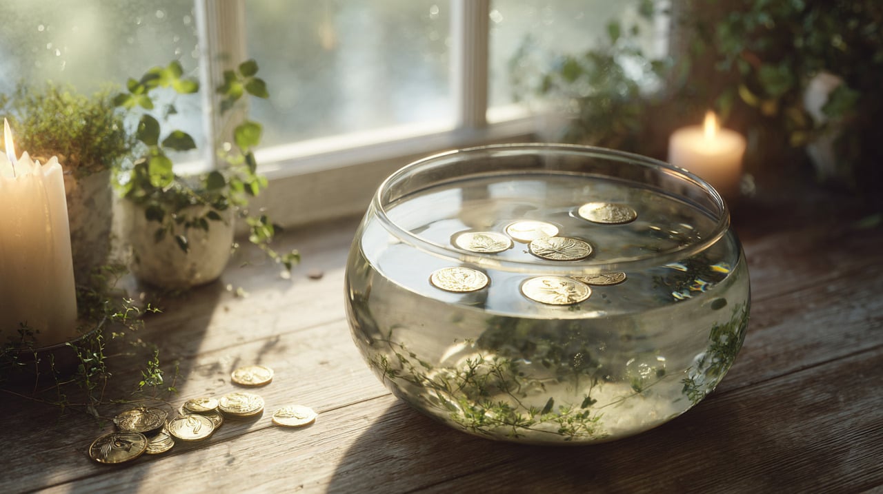 O ritual é simples e geralmente realizado no início do mês ou durante a lua crescente