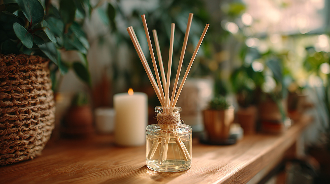 Para criar um difusor caseiro, basta selecionar um pote de vidro limpo