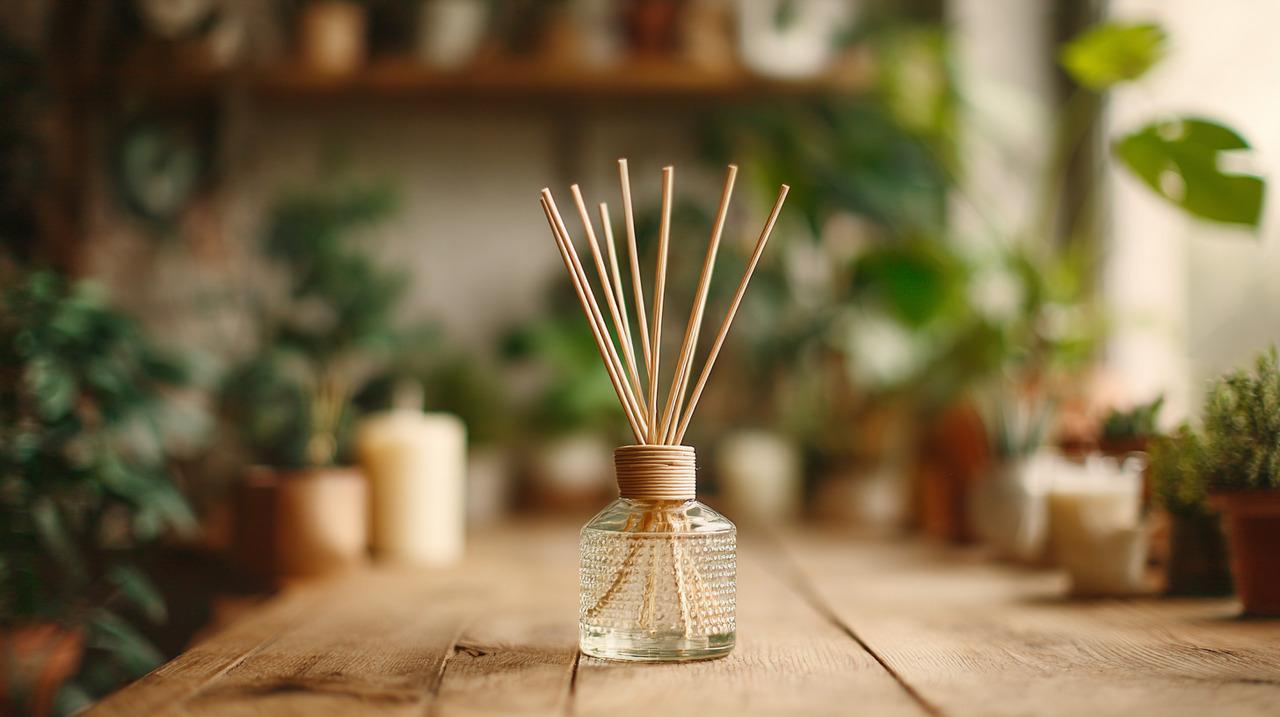 Para criar um difusor caseiro, basta selecionar um pote de vidro limpo