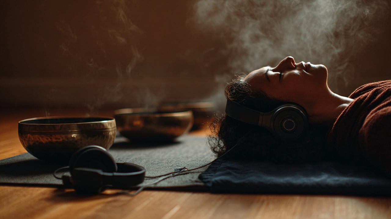 A terapia do som é uma prática que seleciona sons e frequências específicas para buscar equilíbrio físico