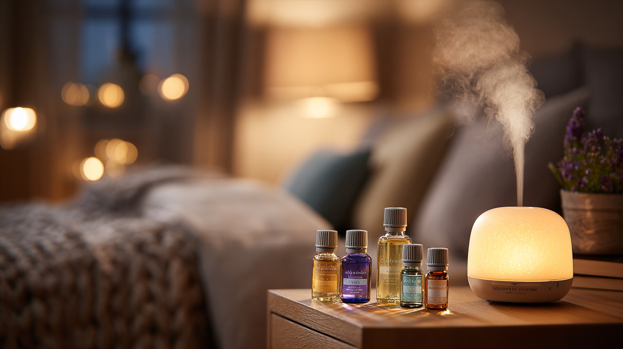 A aromaterapia utiliza óleos essenciais derivados de plantas para estimular o relaxamento