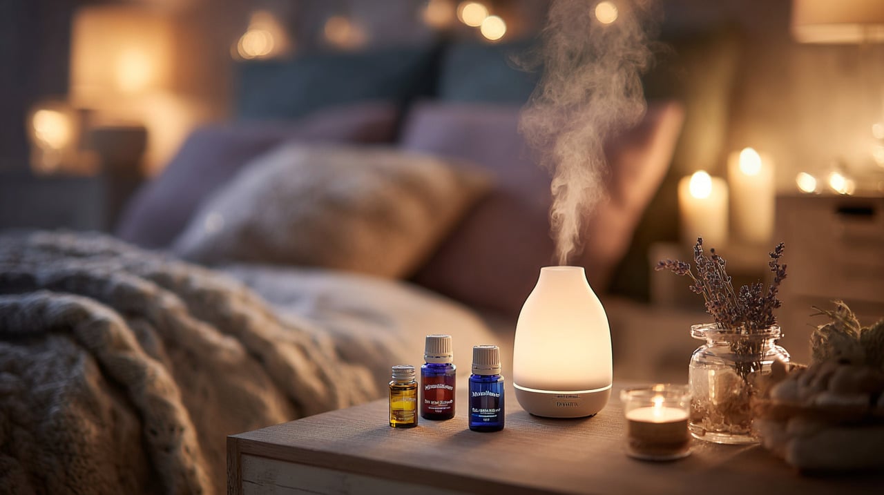 A aromaterapia utiliza óleos essenciais derivados de plantas para estimular o relaxamento