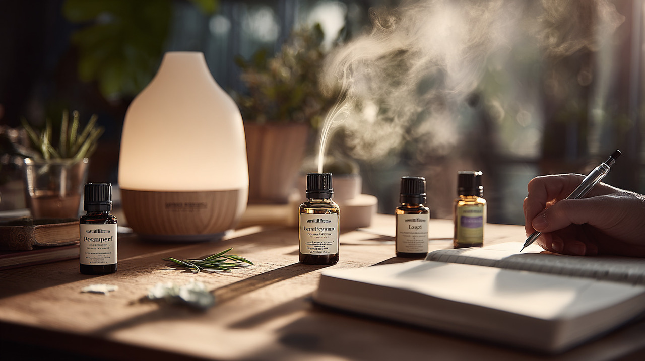 Óleos essenciais de hortelã-pimenta, alecrim e limão são destacados em publicações recentes como opções que auxiliam o estado de alerta