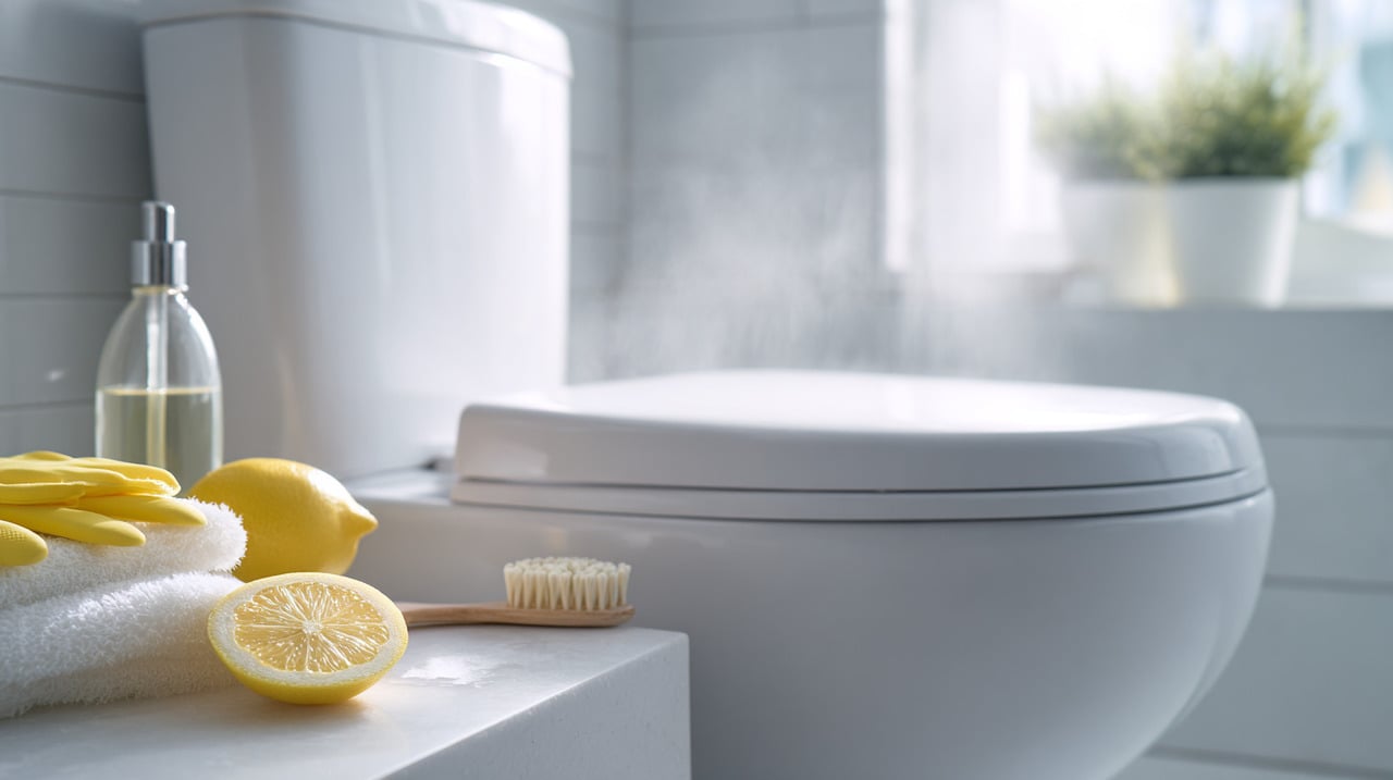 A higiene frequente do vaso sanitário vai além da estética