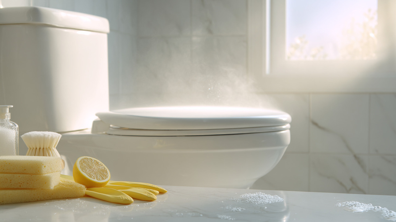 A higiene frequente do vaso sanitário vai além da estética