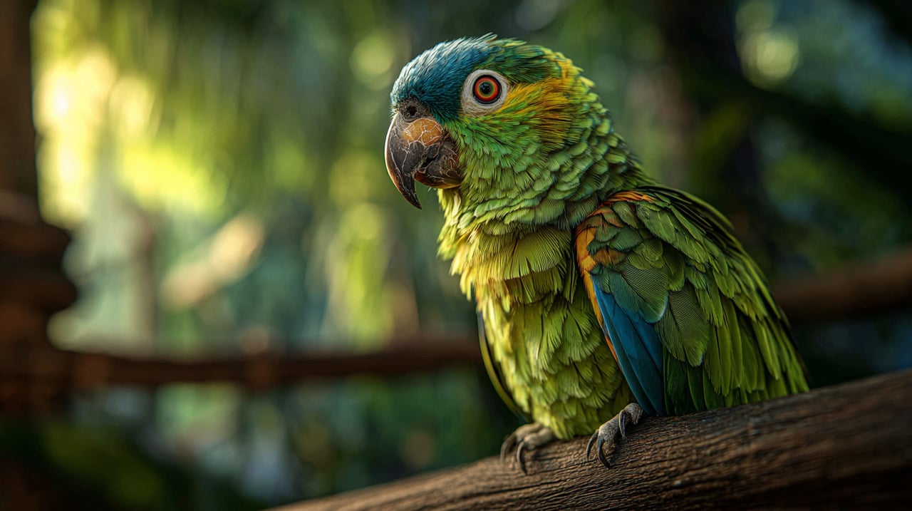 Desde filhotes, os papagaios ouvem com atenção os sons emitidos pelos pais