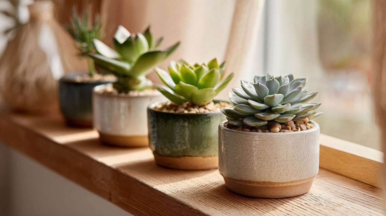 O primeiro passo para manter suculentas saudáveis em casa é escolher corretamente o local do vaso