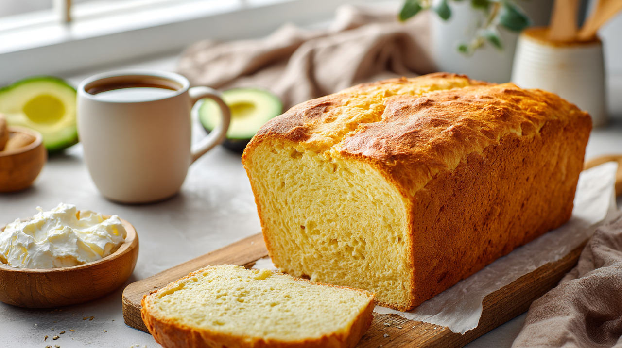O pão keto sem farinha é uma alternativa low carb que não utiliza farinhas de trigo