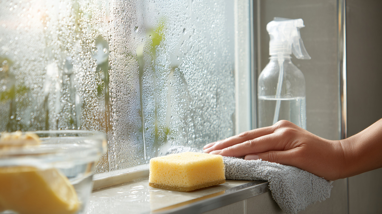 A água contém minerais como cálcio e magnésio que formam depósitos esbranquiçados conhecidos como calcário